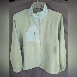 Zyia Mint Green Large Fleece Jacket In Great Condition